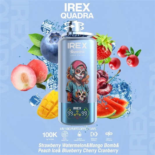 IREX QUADRA 4in1 100K Puffs, Disposable Vape