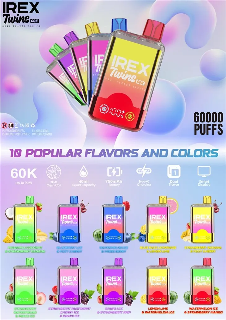 IREX TWINS 60K Puffs