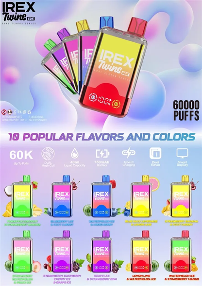 IREX TWINS 60K Puffs