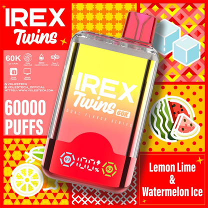 IREX Twins 60K Disposable Vape Dual Flavor