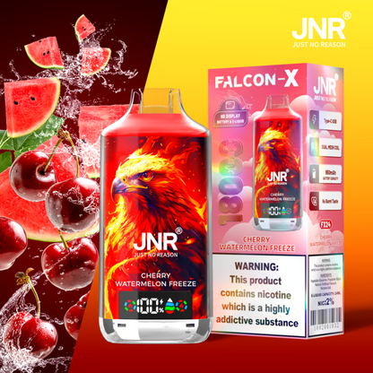 JNR Falcon-X 18000 Puffs Smart Display Screen 18K disaposable Vape