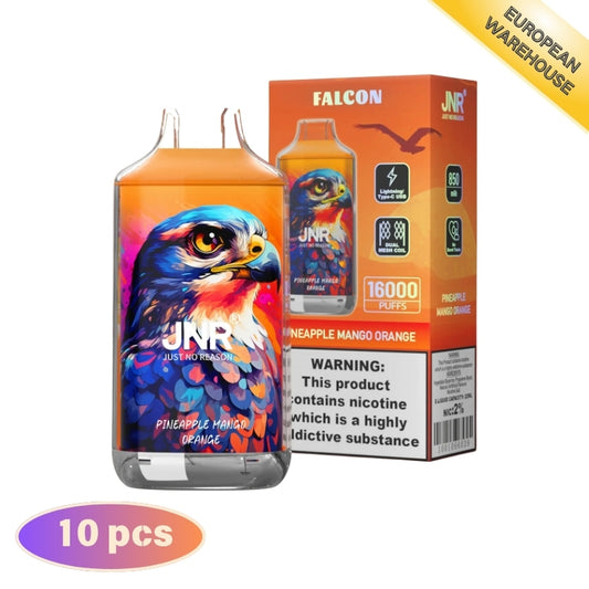 JNR Falcon 16000 16K Puffs, Disposable Vape（10 pcs）