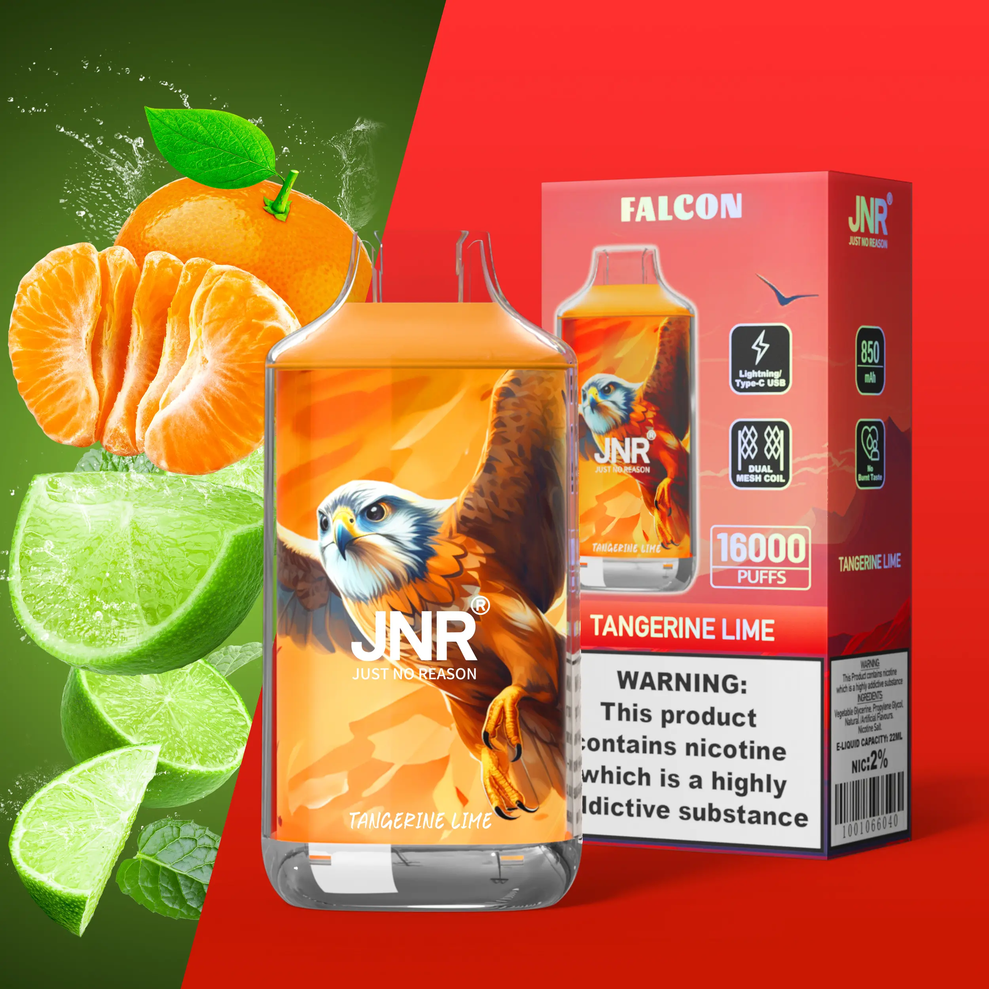 JNR Falcon 16000 16K Puffs, EU warehouse