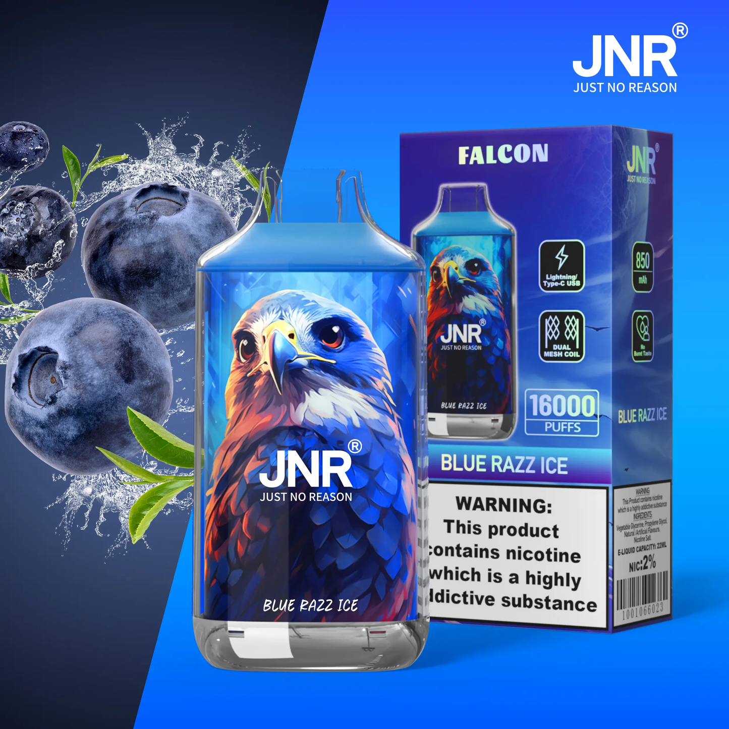 JNR Falcon 16000 16k Puffs Disposable Vape Pod
