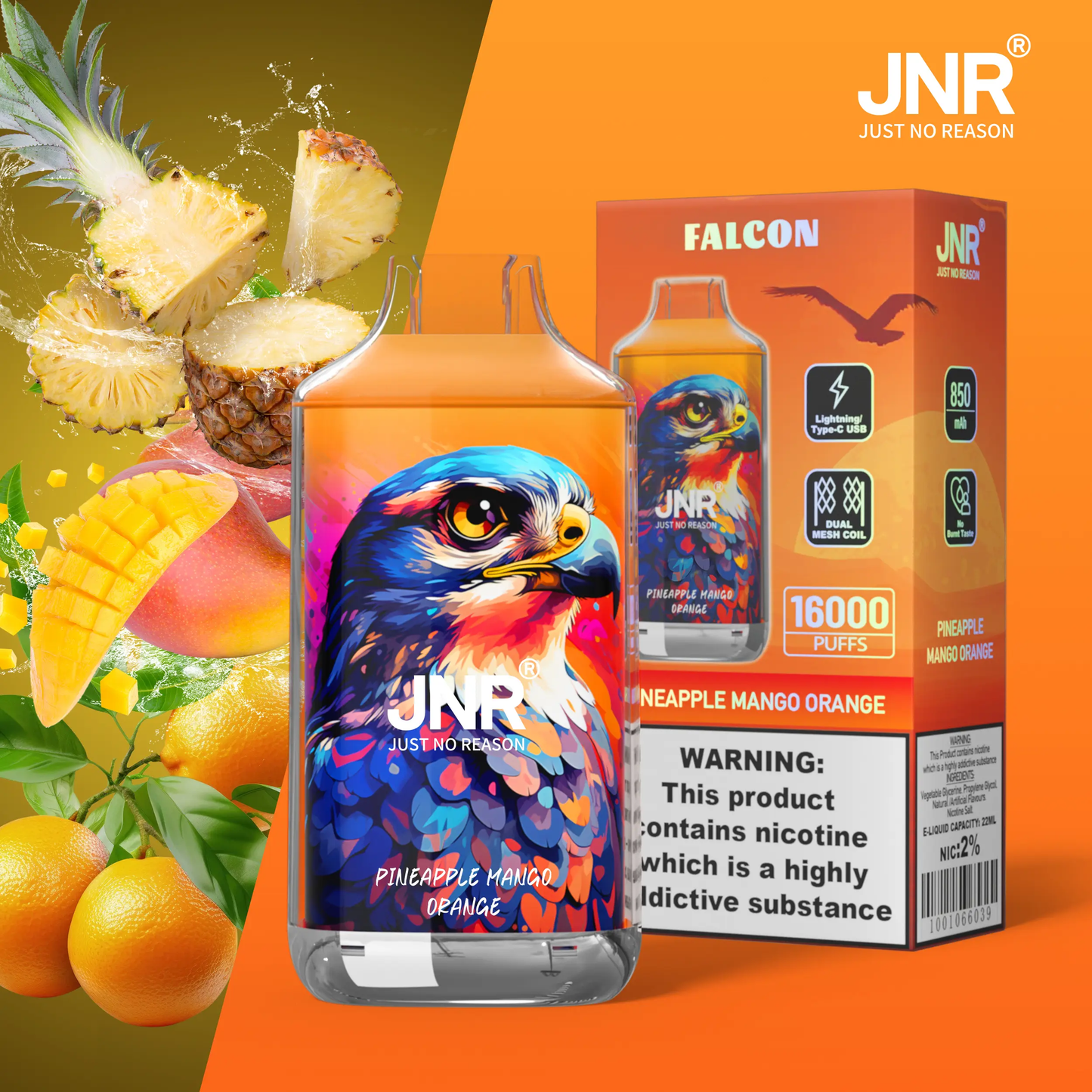 JNR Falcon  16K 16000 Puffs