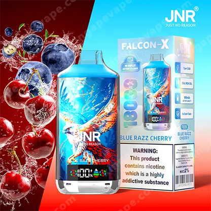 JNR Falcon X 18000 18K Puffs, LED Display, Disposable Vape 23