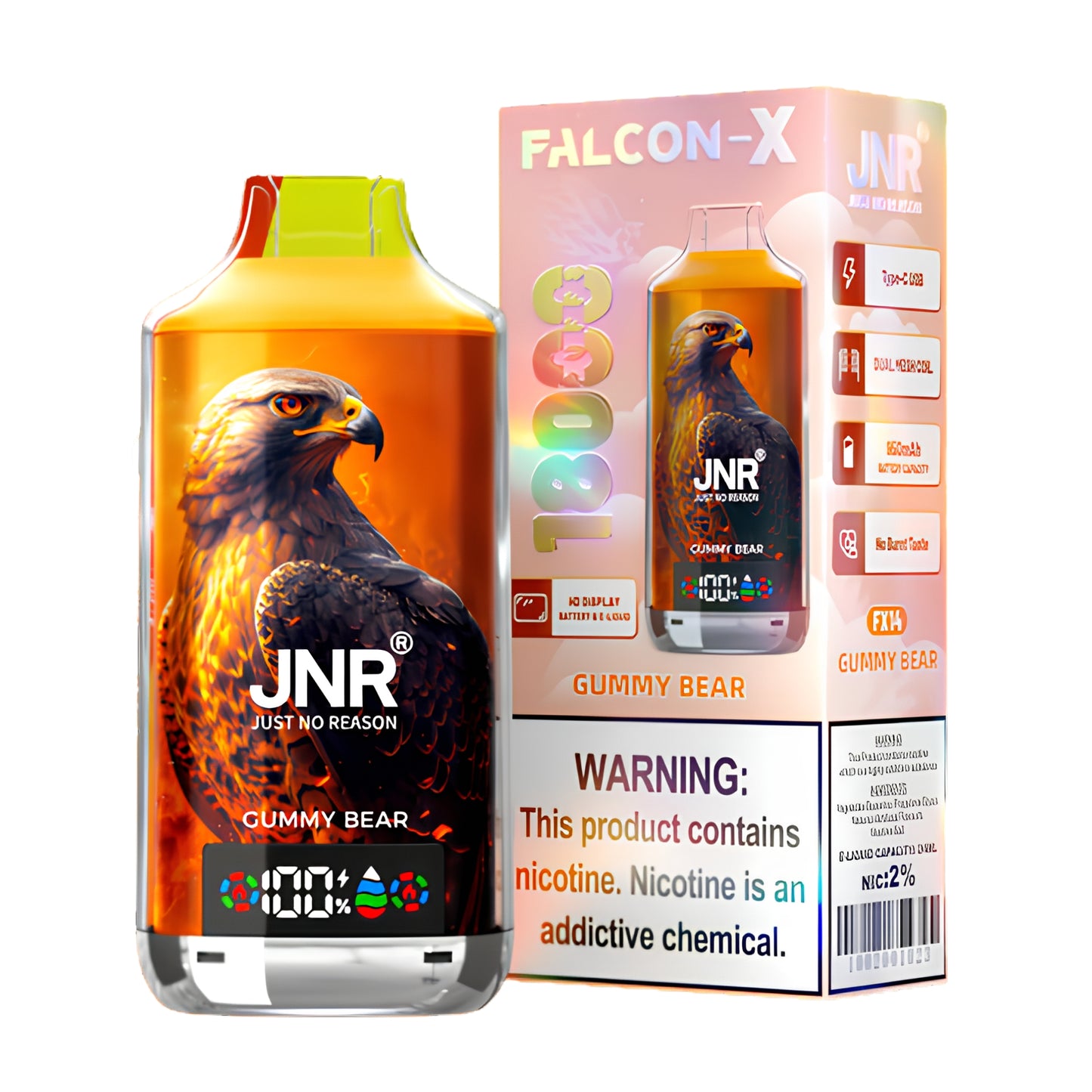 JNR Falcon X 18000 Puffs Disposable Vape