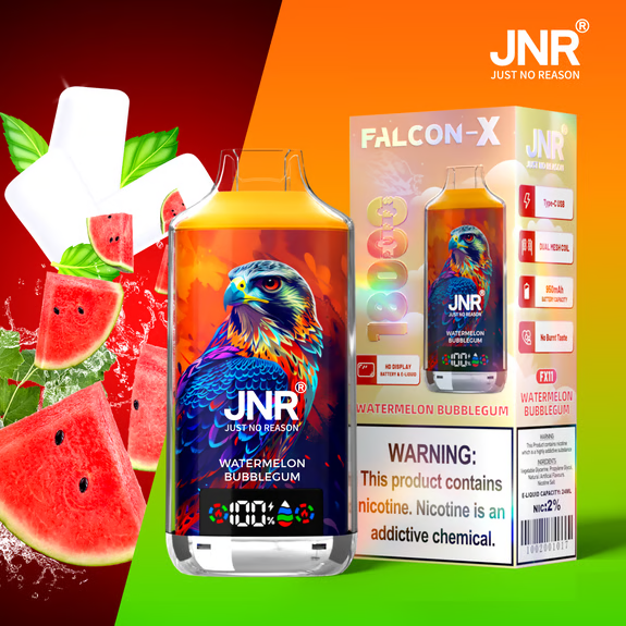 JNR Falcon X 18000 Puffs Dual Mesh LED Display 18K