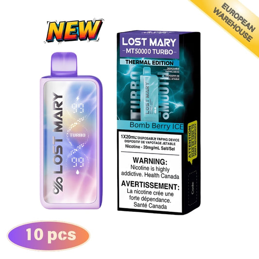 Lost Mary TURBO 50000 50K Puffs, 5% Disposable Vape