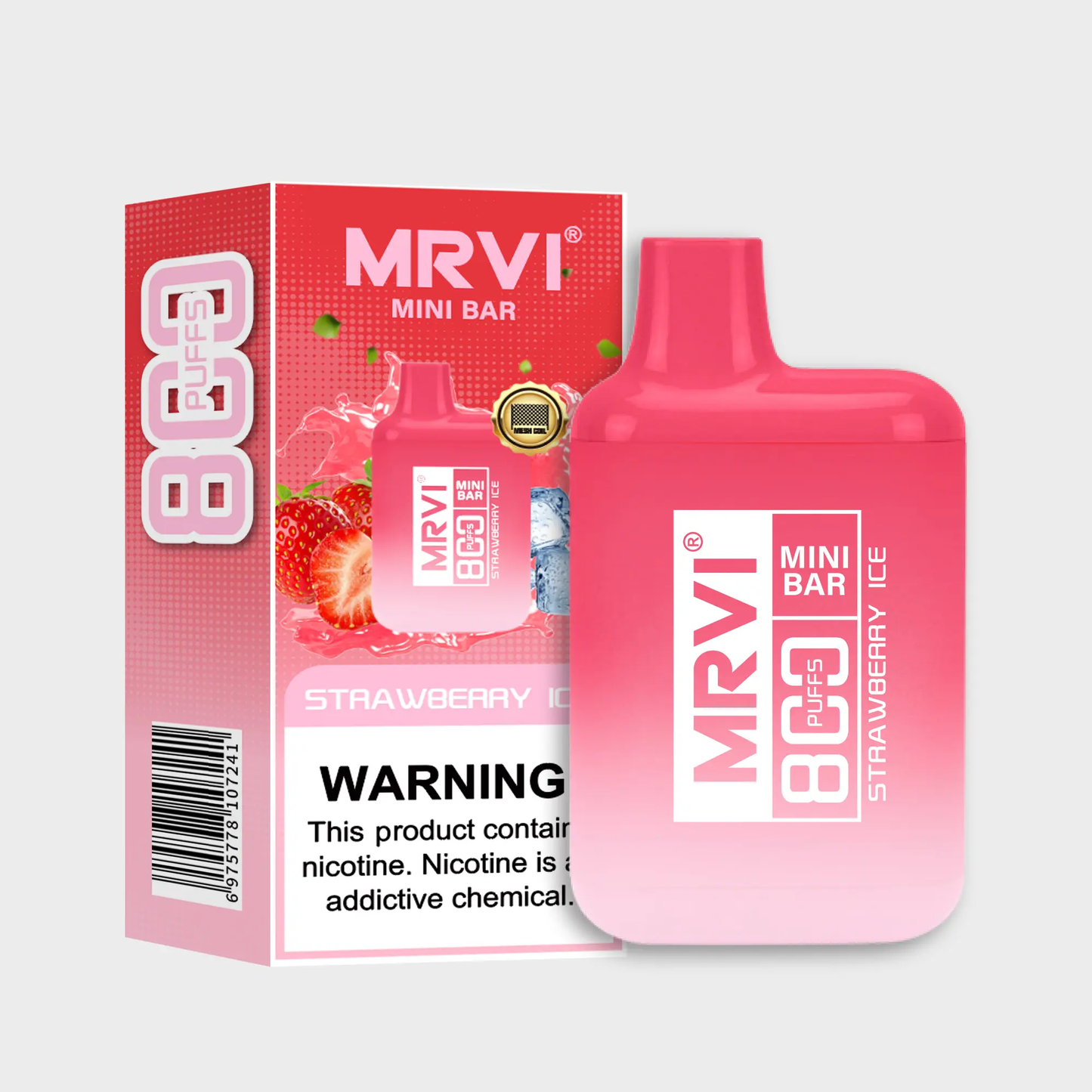 MRVI MINI Bar 800 Puffs,  Disposable