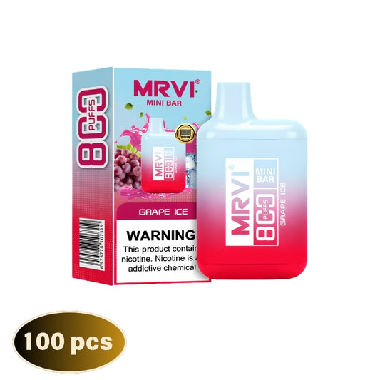 MRVI MINI Bar 800 Puffs,  Disposable Vape (MOQ: 100 pcs)