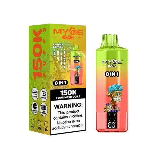 MYDE 8in1 150000 150K Puffs , Disposable Vape