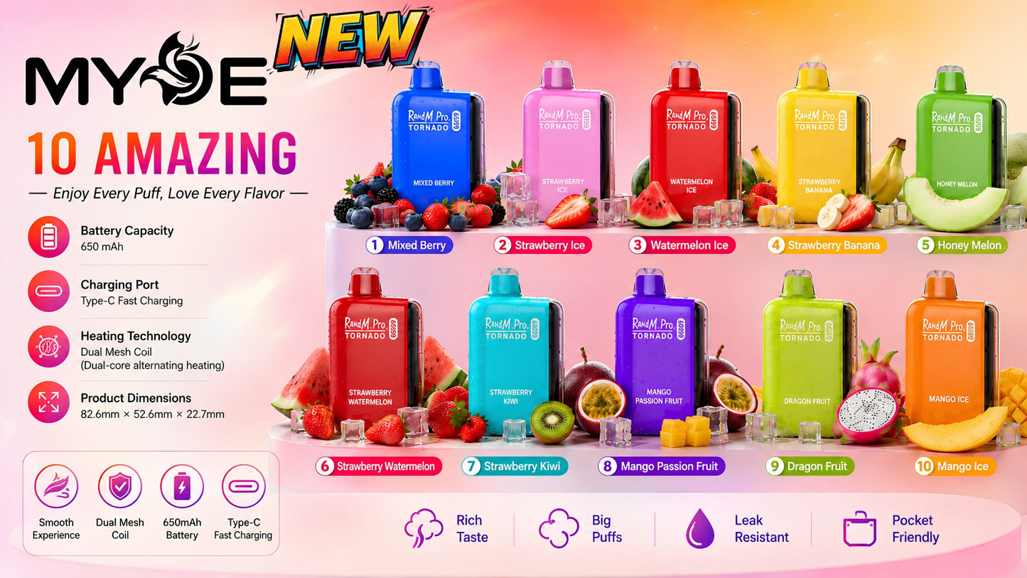 MYDE RandM Pro 60000 Puffs 2%