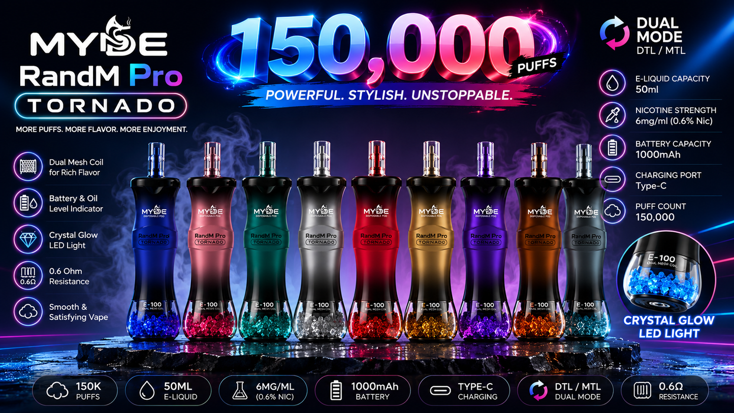 Myde 150K puffs Vape