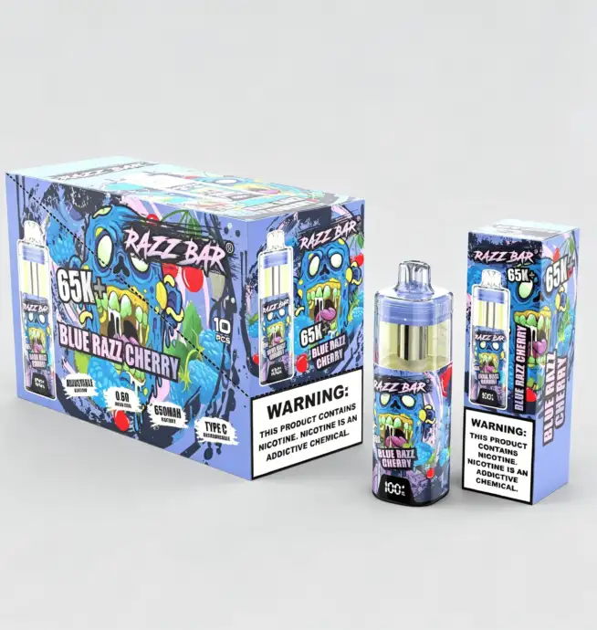 Razz Bar 65000 Puffs, Disposable Vape