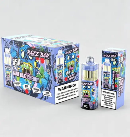 Razz Bar 65000 Puffs, Disposable Vape
