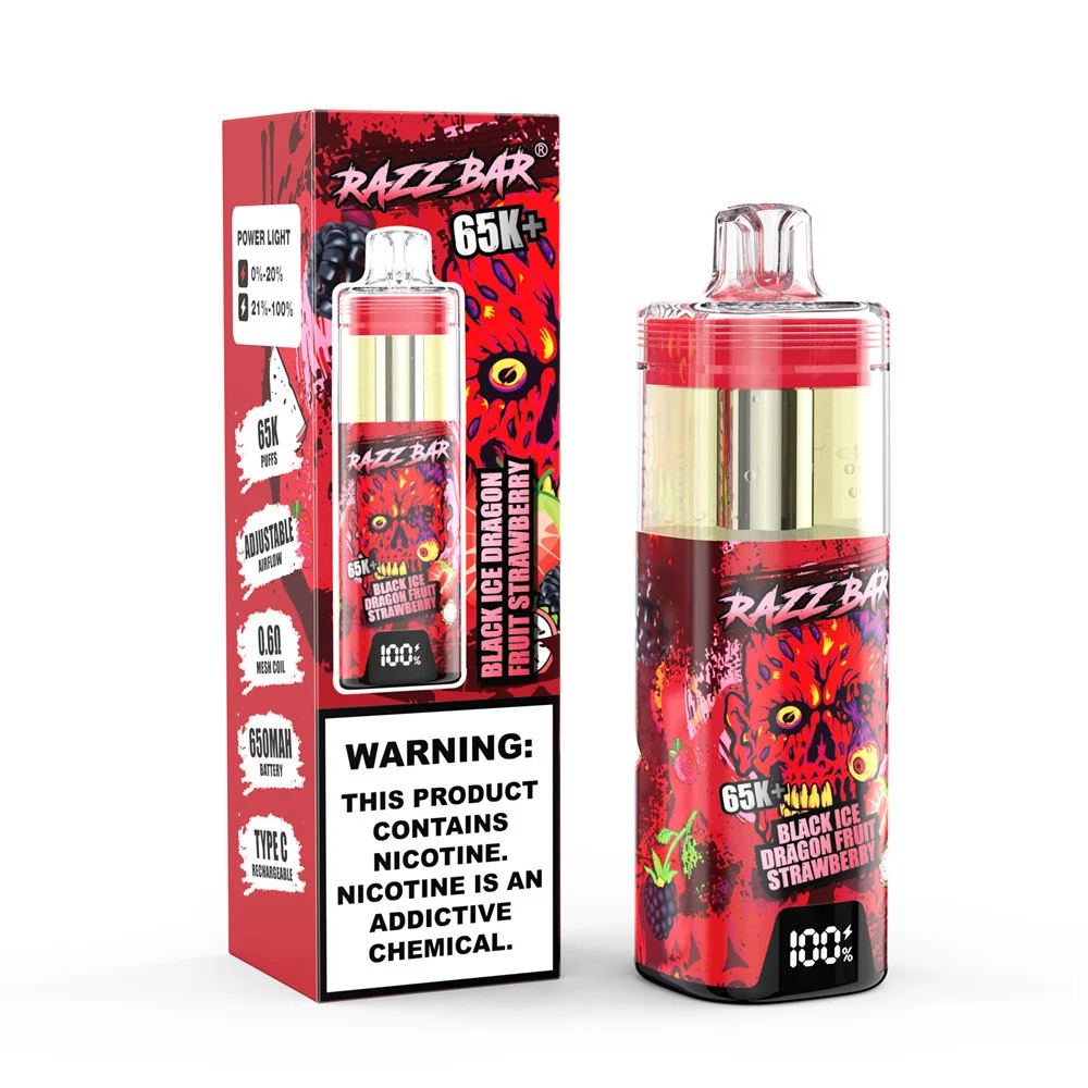 Razz Bar 65K+ Puffs, Disposable Vape