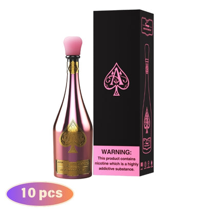 SOLARIS Champagne ARMAND DE BRIGNAC 50000 50K Puffs ACE of Spades, Disposable Vape  (10 pcs)