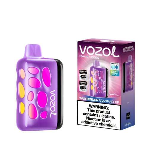 Vozol RAVE 40000 40K Puffs,5% Disposable Vape