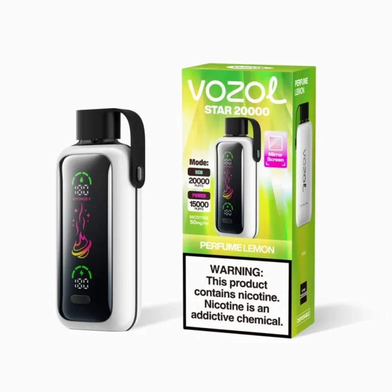 Vozol Star 20000 Puffs Disposable Vape – Smart Digital Display & Ultra-Long Life Rechargeable Design