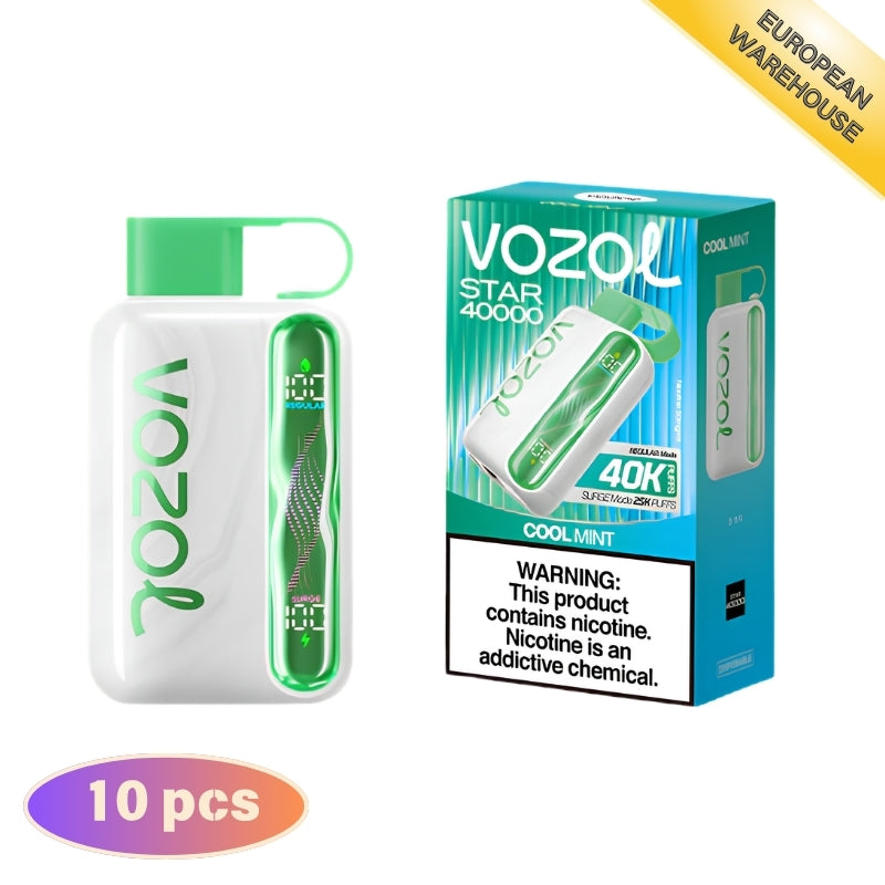 Vozol Star 40000 40K Puffs,5% Disposable Vape（10 pcs）