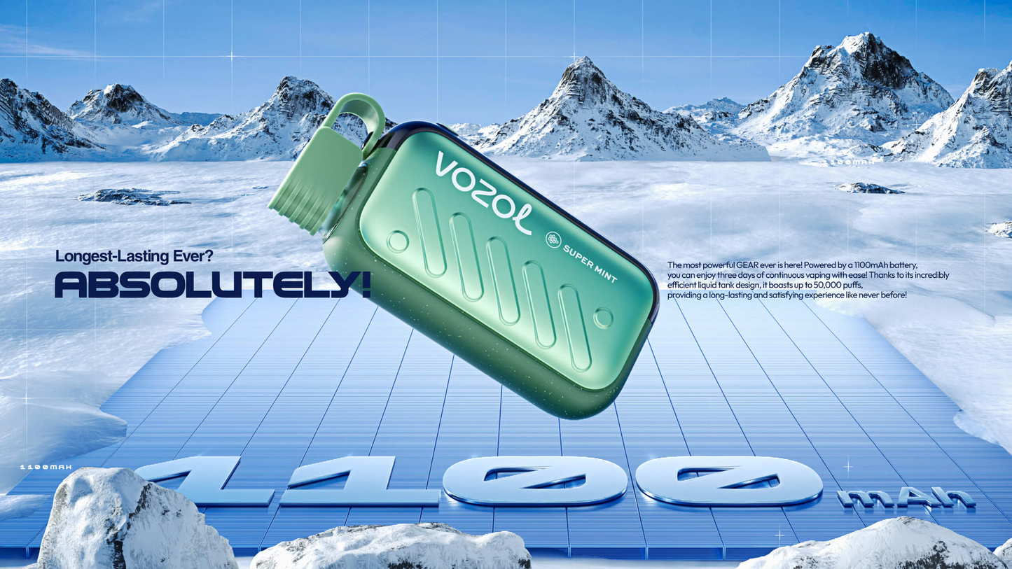 Vozol vape Gear Ice 50000 50K Puffs