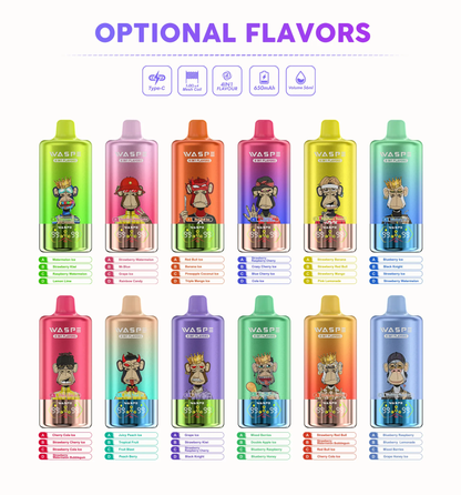 WASPE 100K Puffs, 4in1, Disposable Vape  04