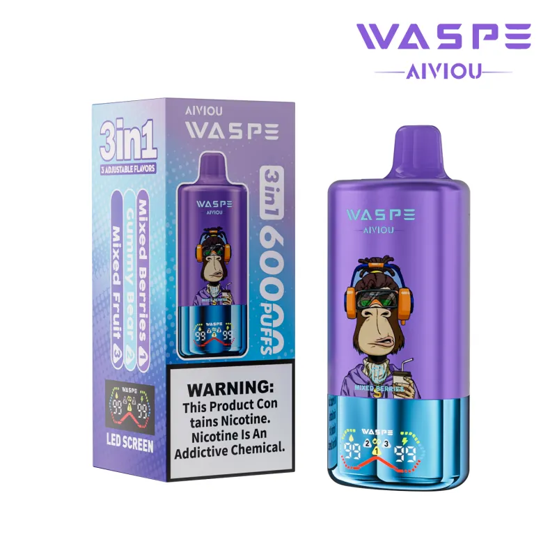 WASPE 60K 3in1, 60000 Puffs, Disposable Vape