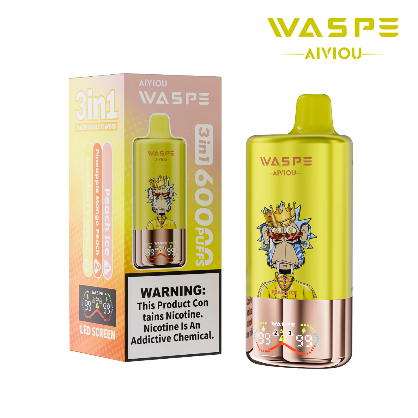 WASPE 60K 3in1, 60000 Puffs, Disposable Vape 03