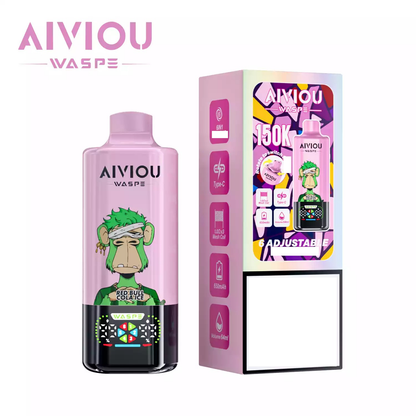 WASPE Aiviou 150000 Puffs, 150K, 6in1 , Disposable Vape 03