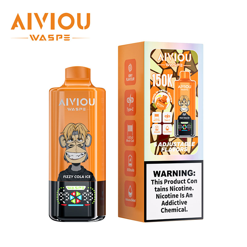 WASPE Aiviou 150000 Puffs, 150K, 6in1 , Disposable Vape 04