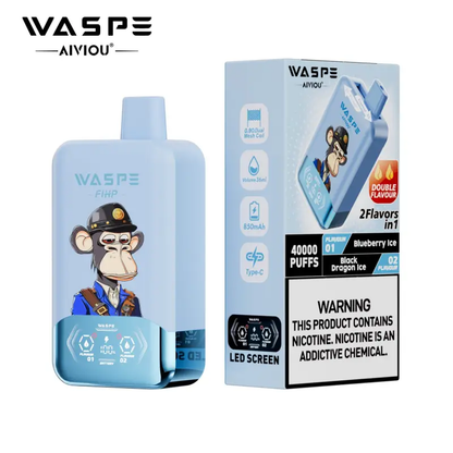 WASPE Double Flavor 2IN1, 40000 Puffs, 40K , Disposable Vape 02