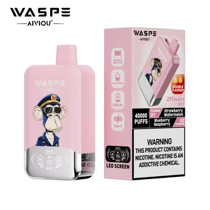 WASPE Double Flavor 2IN1, 40000 Puffs, 40K , Disposable Vape 05