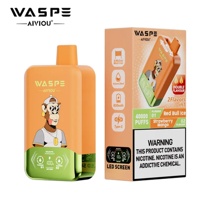 WASPE Double Flavor 2IN1, 40000 Puffs, 40K , Disposable Vape 07