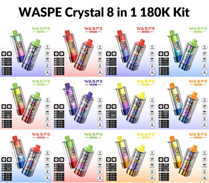 Waspe 180K  8in1  Puffs