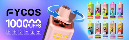 FYCOS 4in1 100K Puffs, Disposable Vape ( MOQ : 10pcs / Pack )