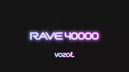 Vozol RAVE 40000 Puffs, 40K Puffs